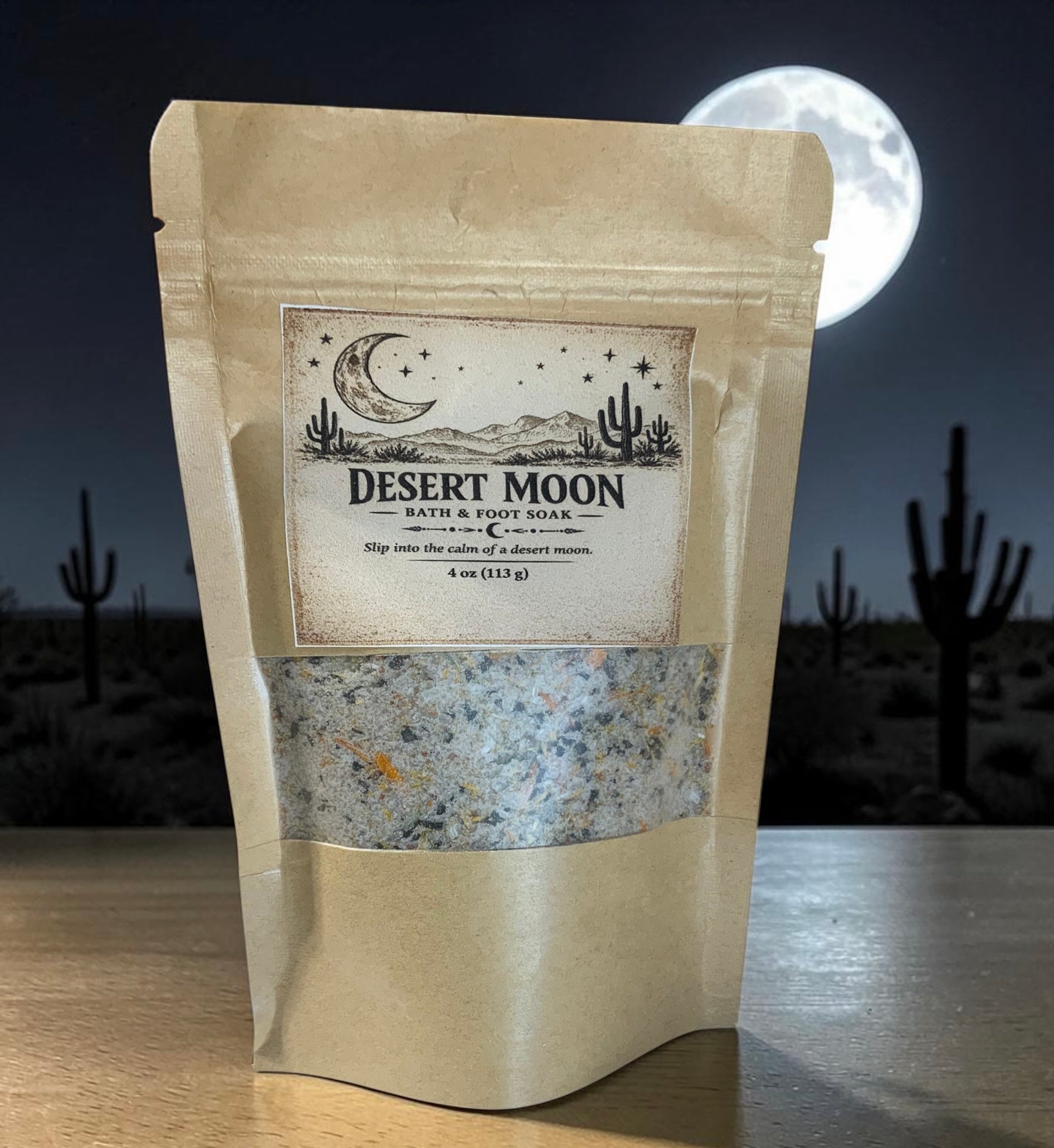 Desert Moon Bath & Foot Soak – Mineral Salt Soak with Lavender, Chamomile & Calendula