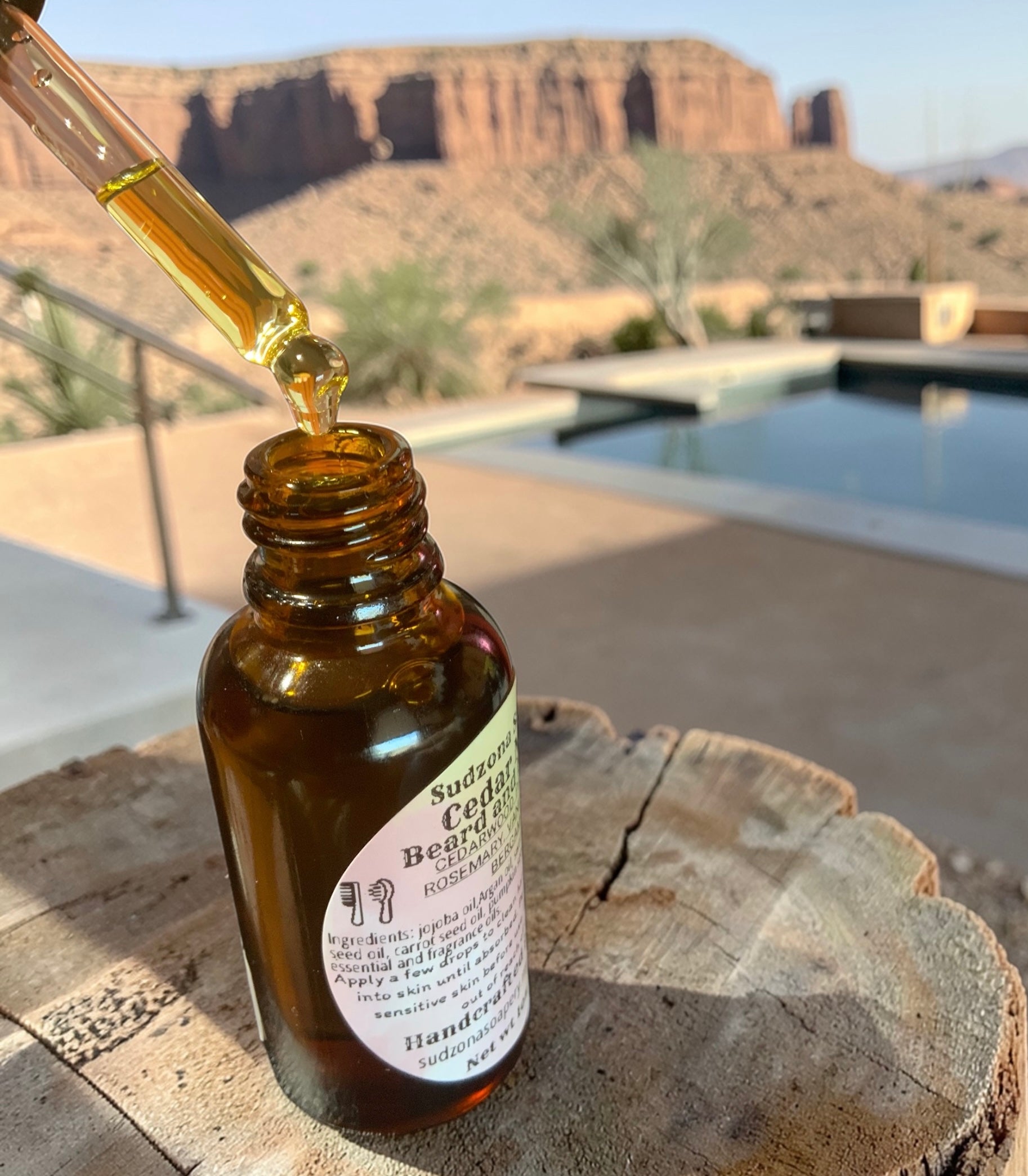 Cedar Mesa Beard & Facial Oil-Cedarwood • Patchouli • Vanilla Bean • Bergamot