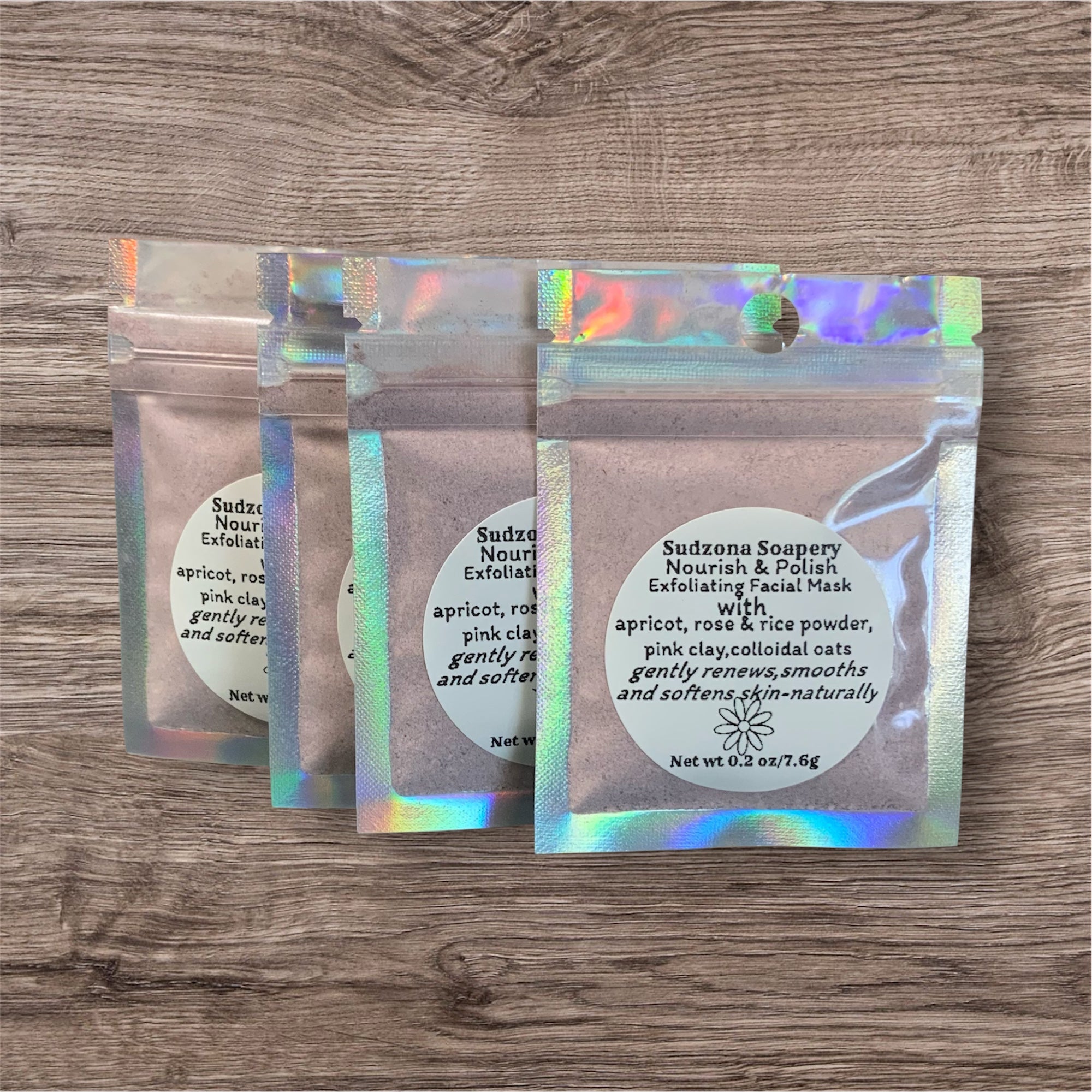 Exfoliating Facial Mask – Rice, Apricot Clay & Rose Powder