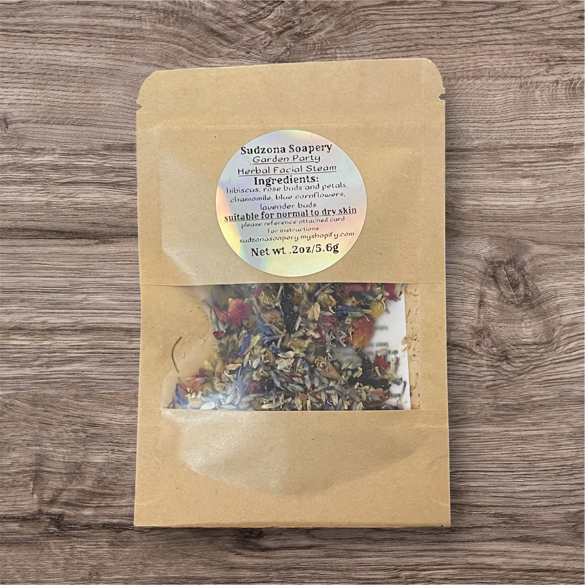 Garden Party Herbal Facial Steam – For Normal to Dry Skin