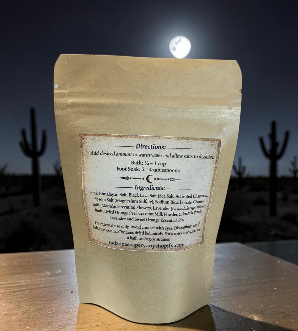 Desert Moon Bath & Foot Soak – Mineral Salt Soak with Lavender, Chamomile & Calendula