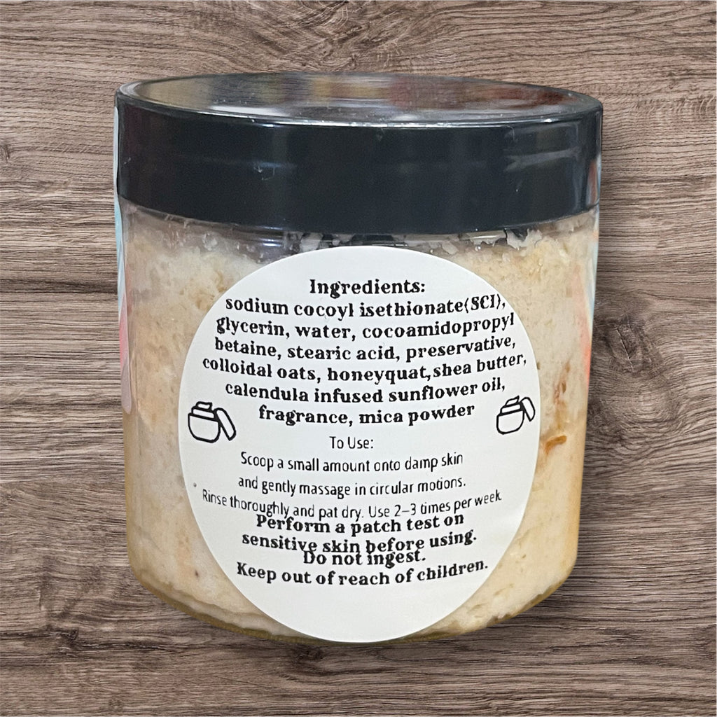 Desert Silk Whipped Foaming Scrub-Honey & Oats