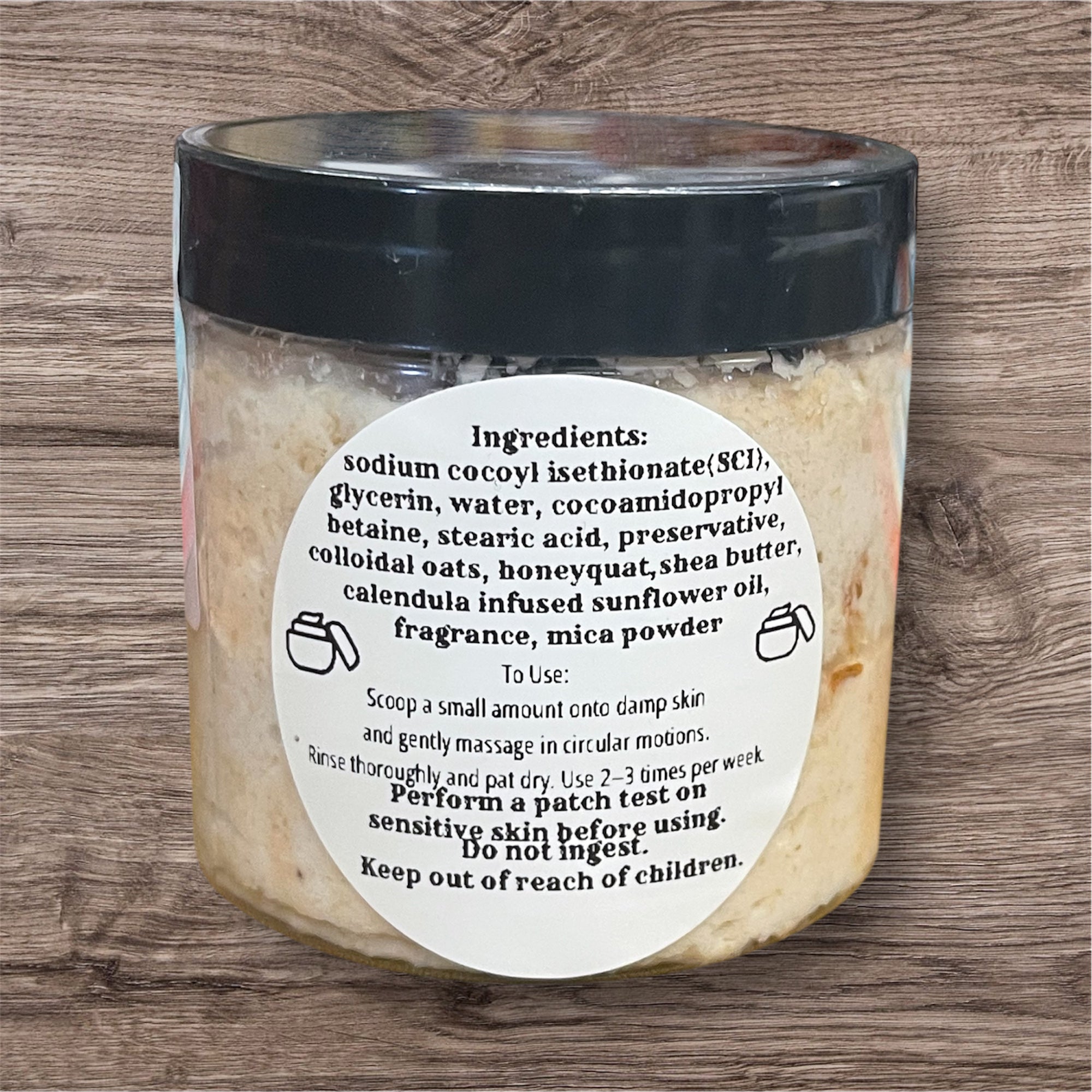 Desert Silk Whipped Foaming Scrub-Honey & Oats