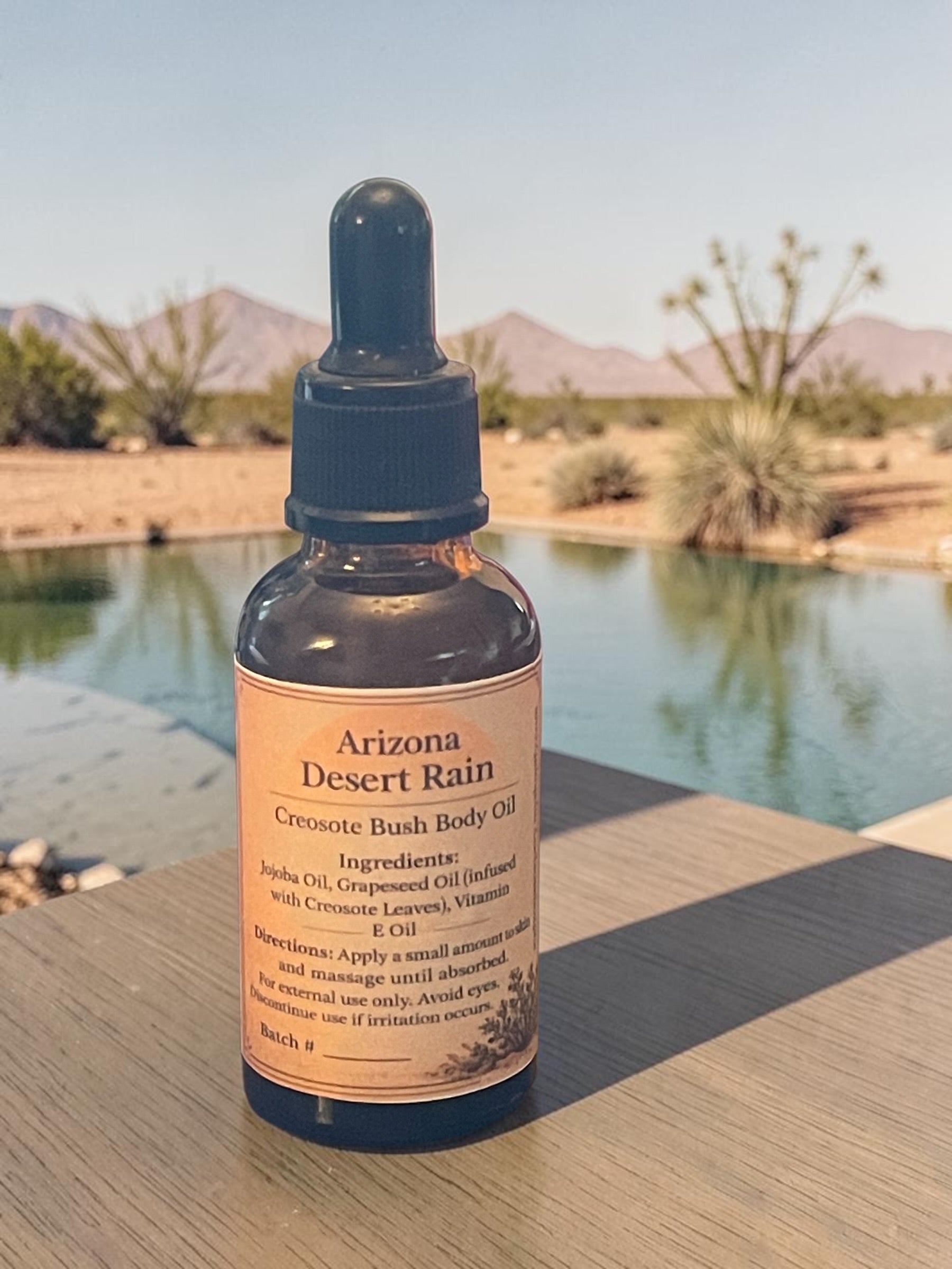 Arizona Desert Rain Creosote Bush Body Oil -1 ounce