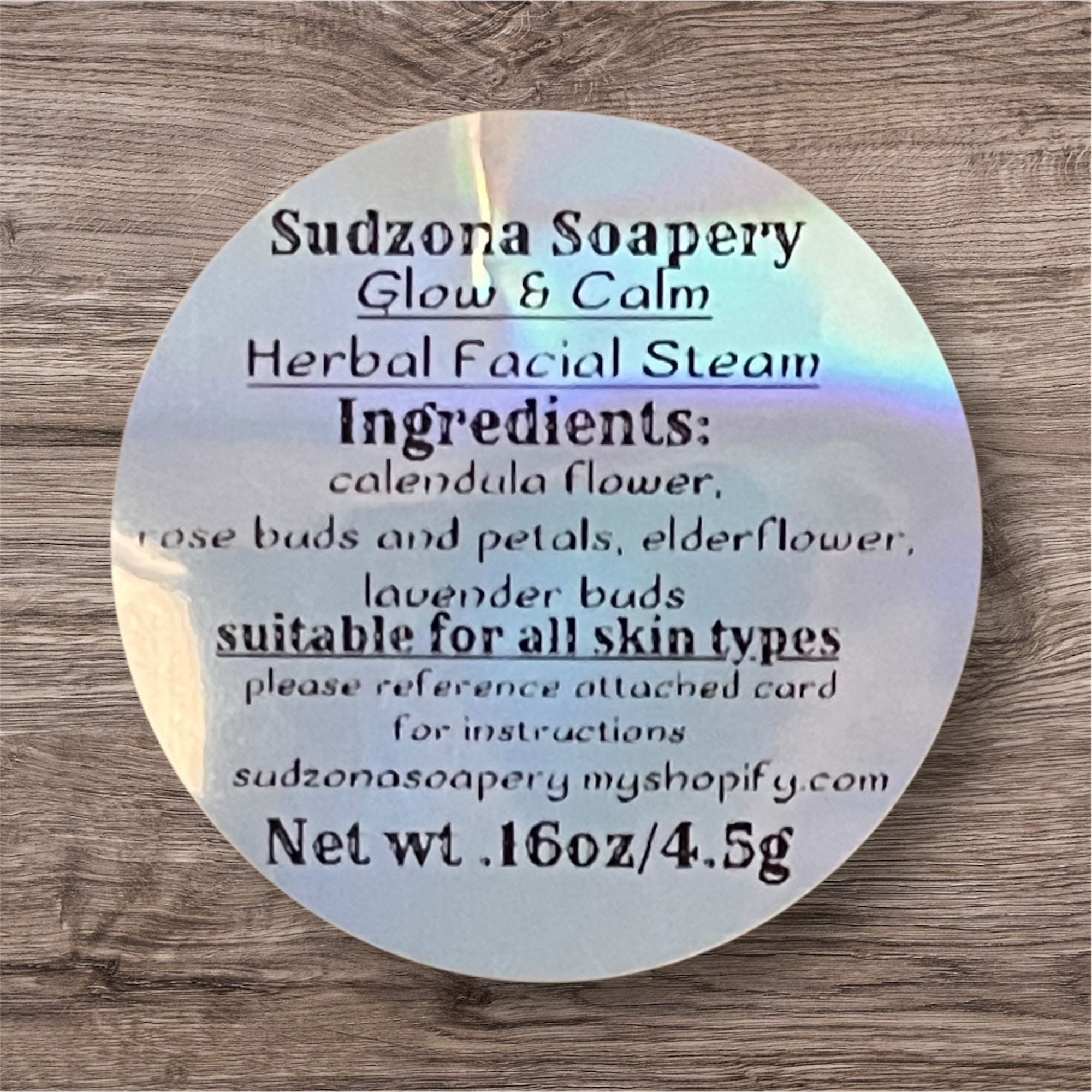 Glow & Calm Herbal Facial Steam – For All Skin Types