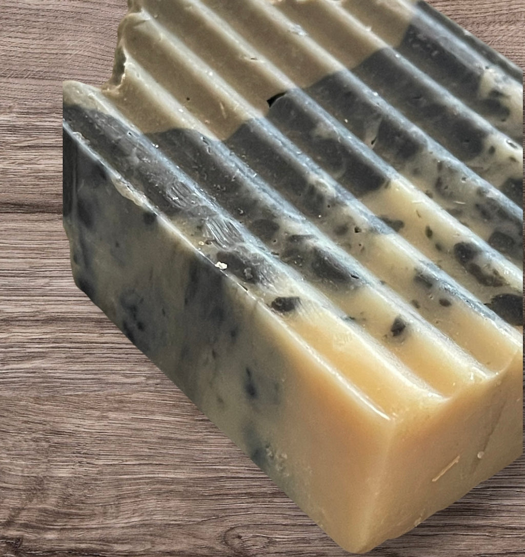 Dead Sea Mud Charcoal Patchouli Body Soap Bar