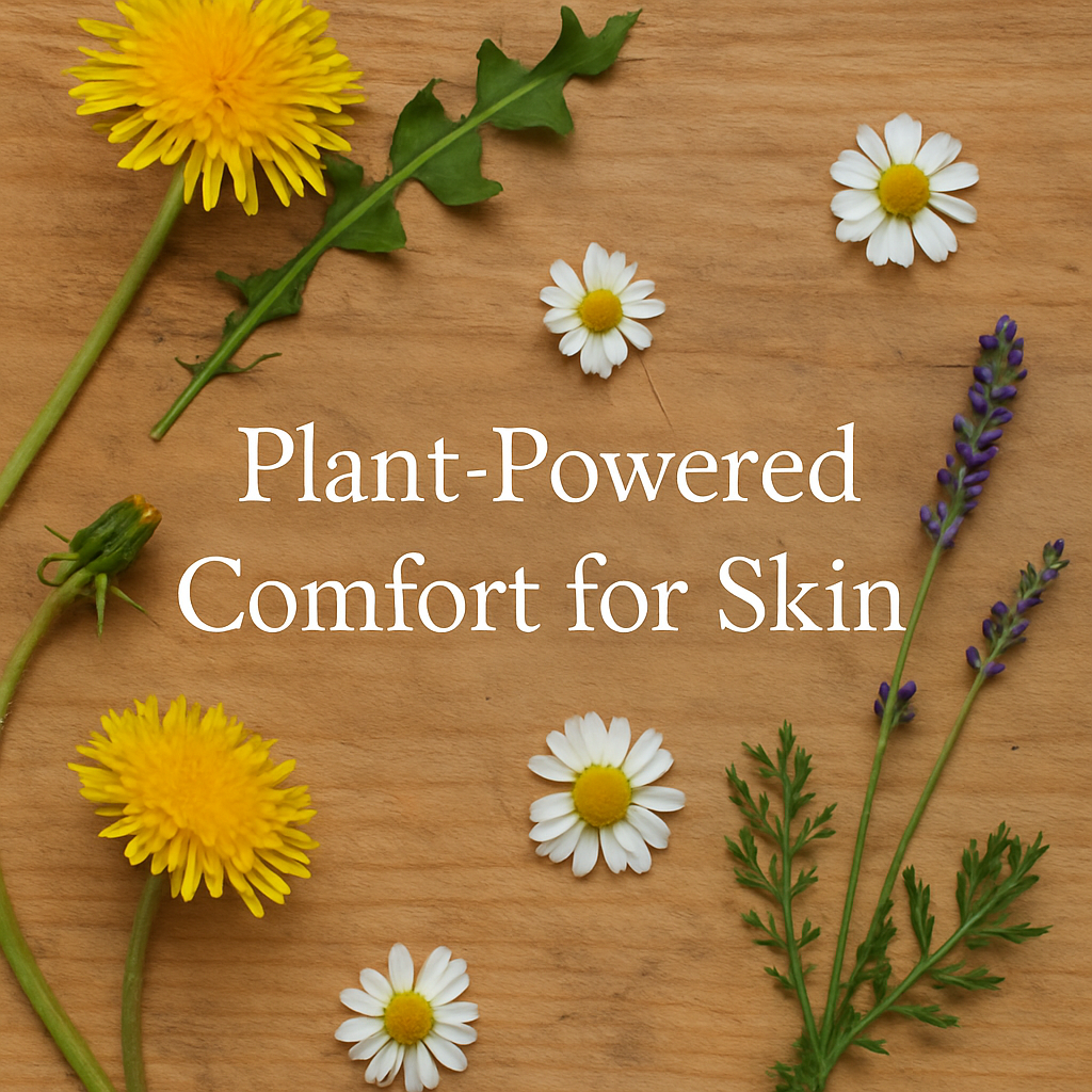 Dandelion & Chamomile Herbal Salve – Soothing Vegan Balm