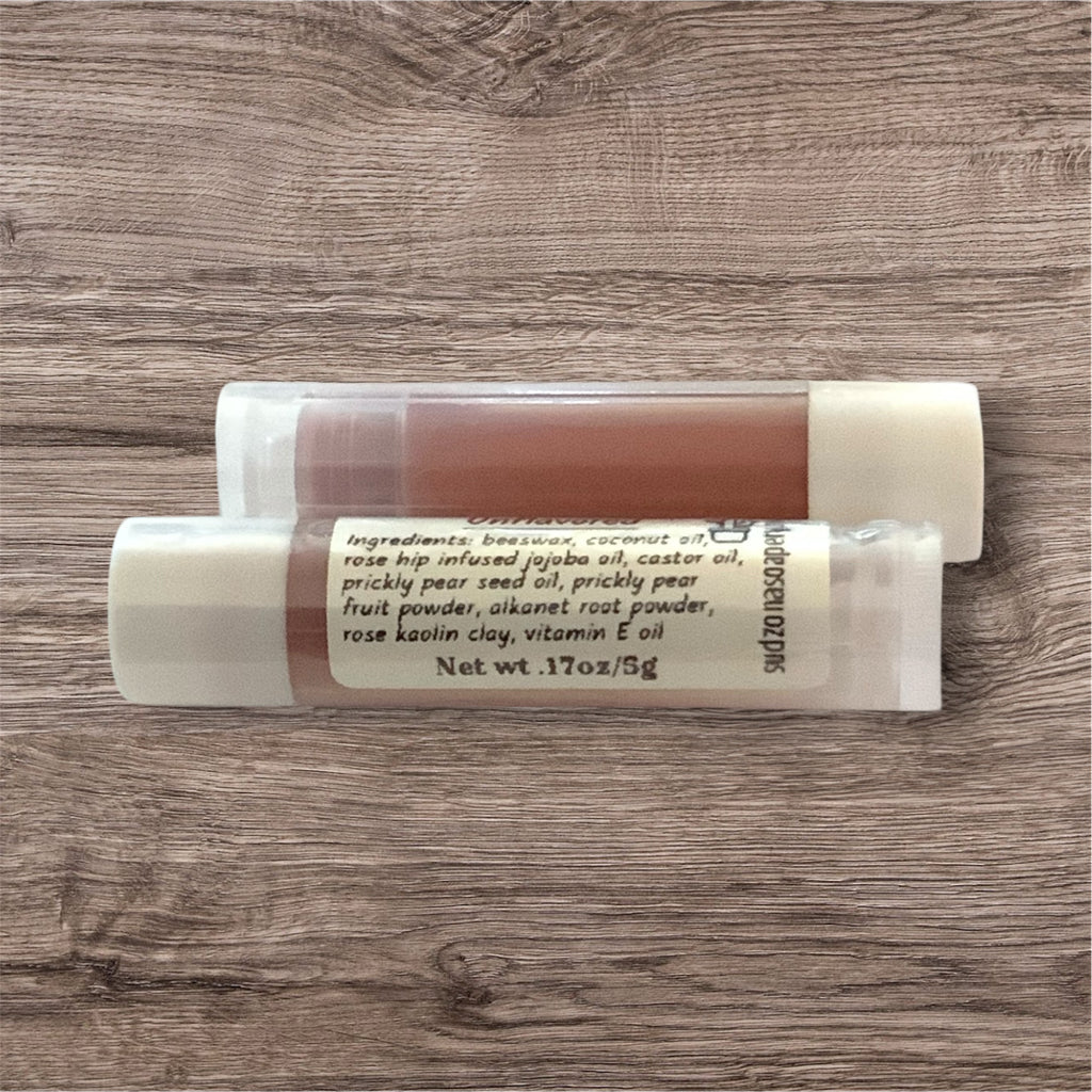 Desert Rose Lip Balm – Handmade Prickly Pear Beeswax & Rose