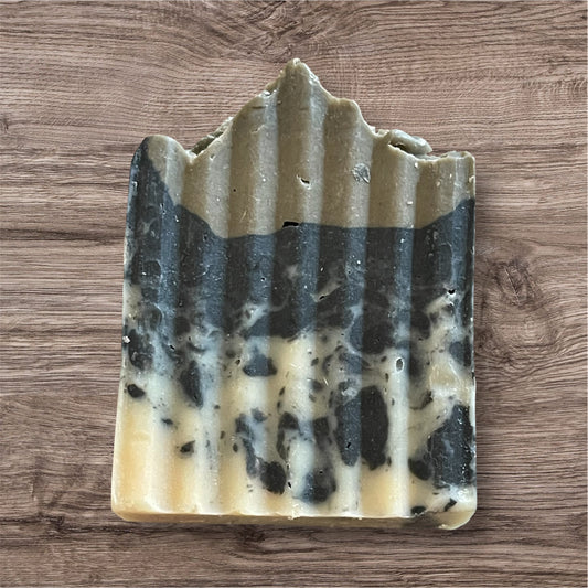 Dead Sea Mud Charcoal Patchouli Body Soap Bar