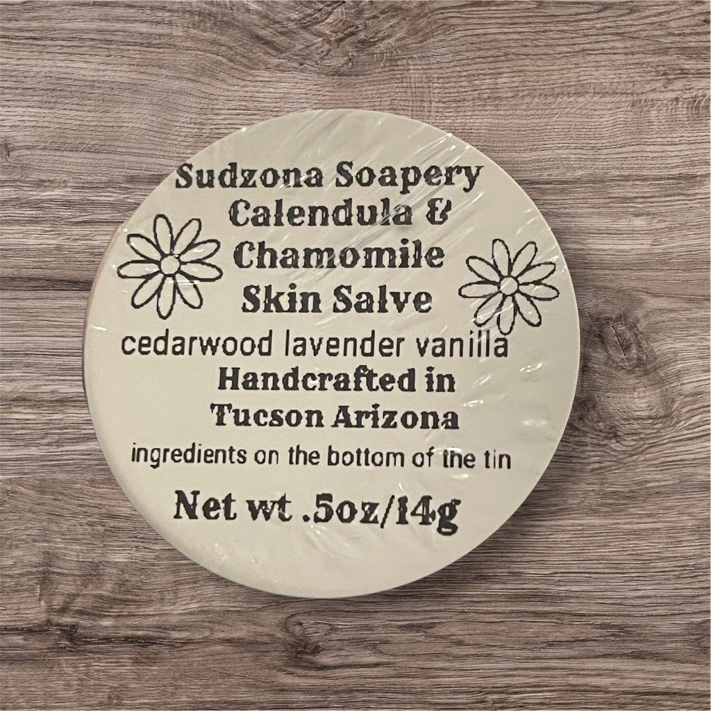 Calendula & Chamomile Salve – Herbal Skin Balm Trial Size