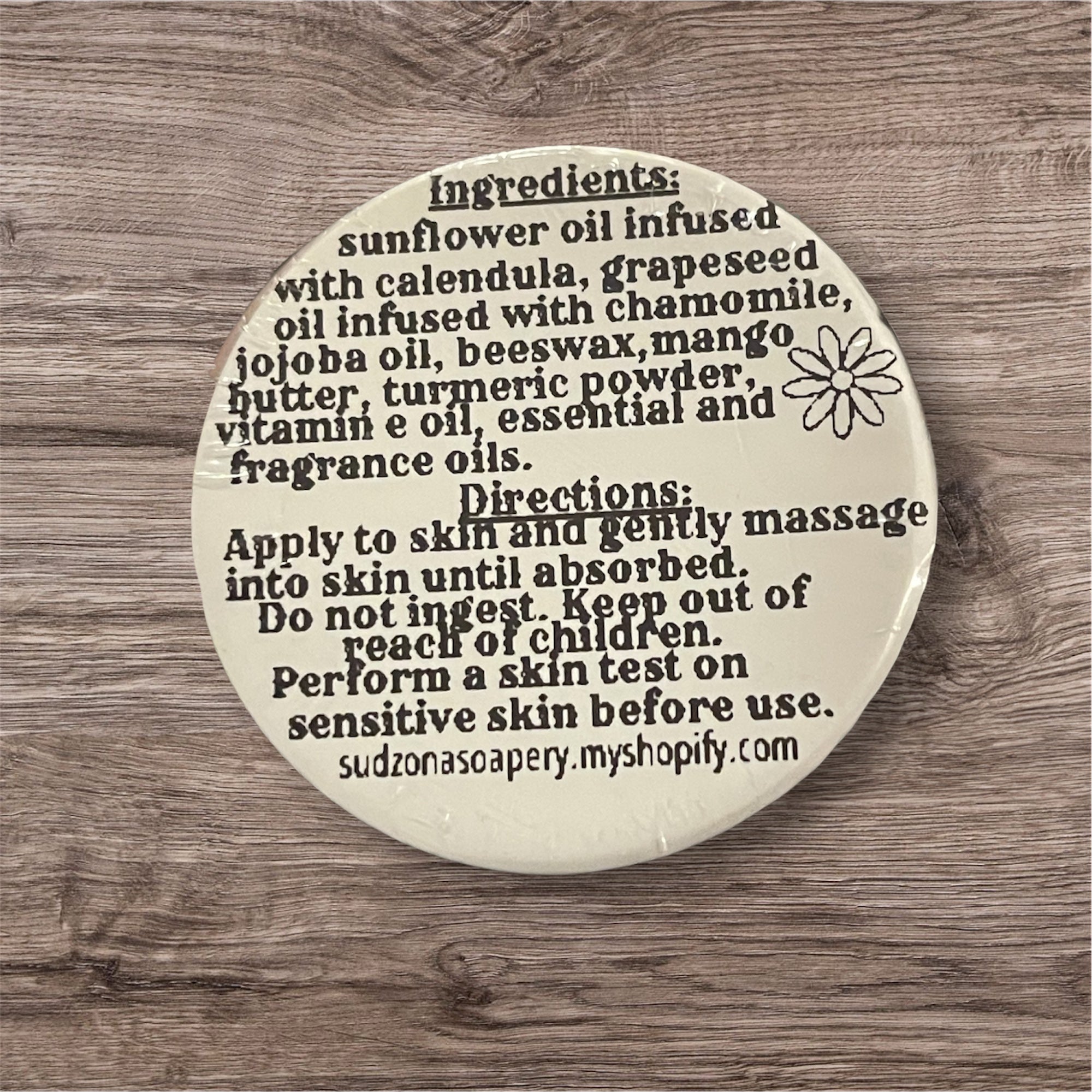 Calendula & Chamomile Salve – Herbal Skin Balm Trial Size