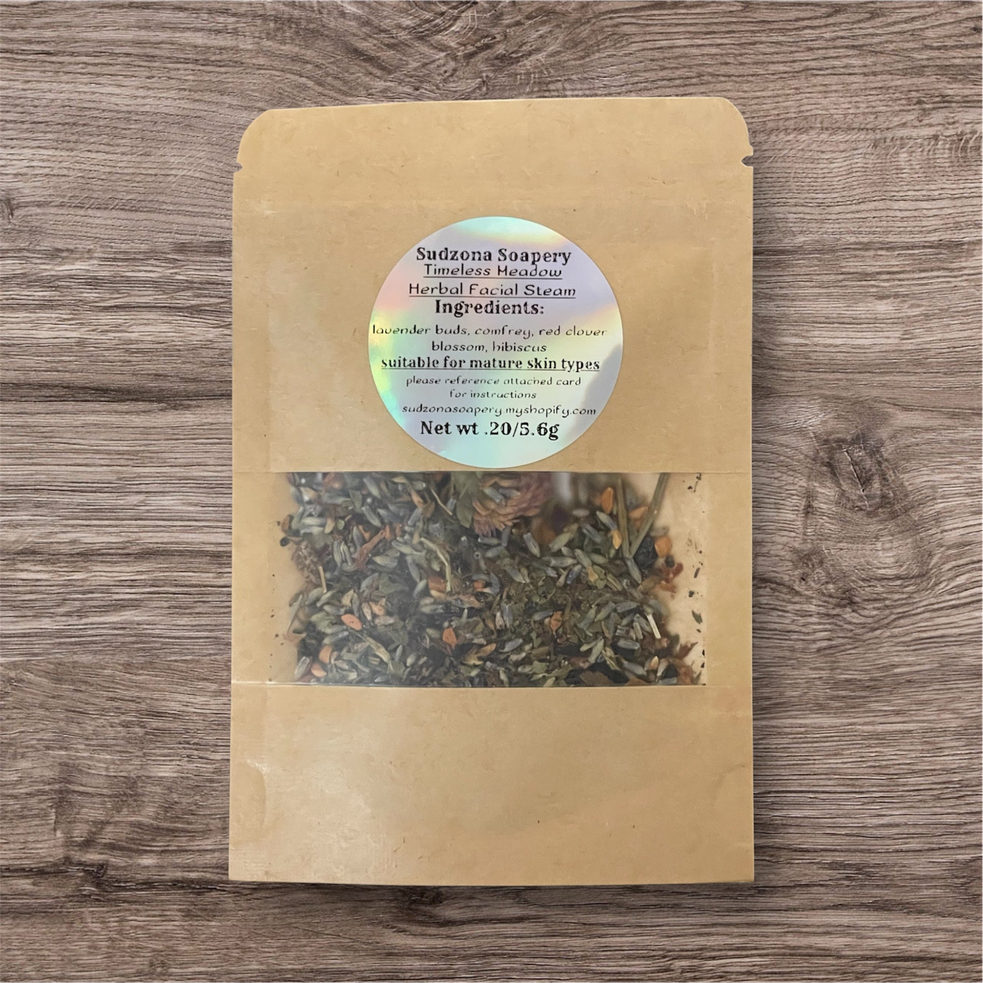 Timeless Meadow Herbal Facial Steam – For Mature Skin