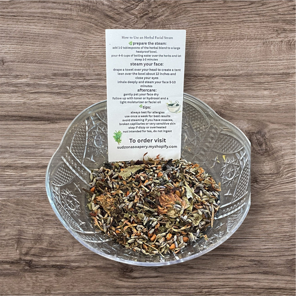 Timeless Meadow Herbal Facial Steam – For Mature Skin