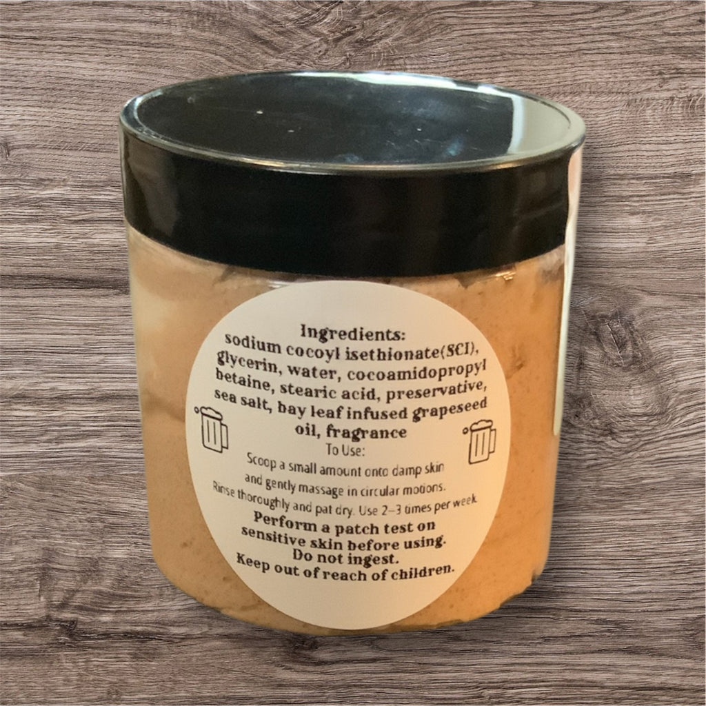 Desert Silk Whipped Foaming Scrub-Bay & Timber for Men