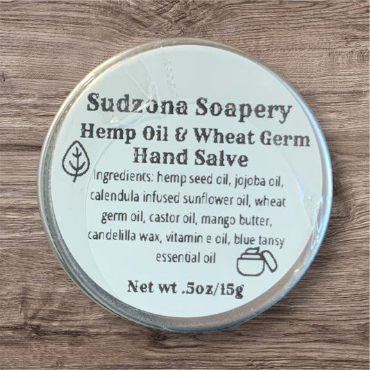 Blue Tansy Hand & Nail Balm | Botanical Cuticle & Nail Care | 0.5 oz