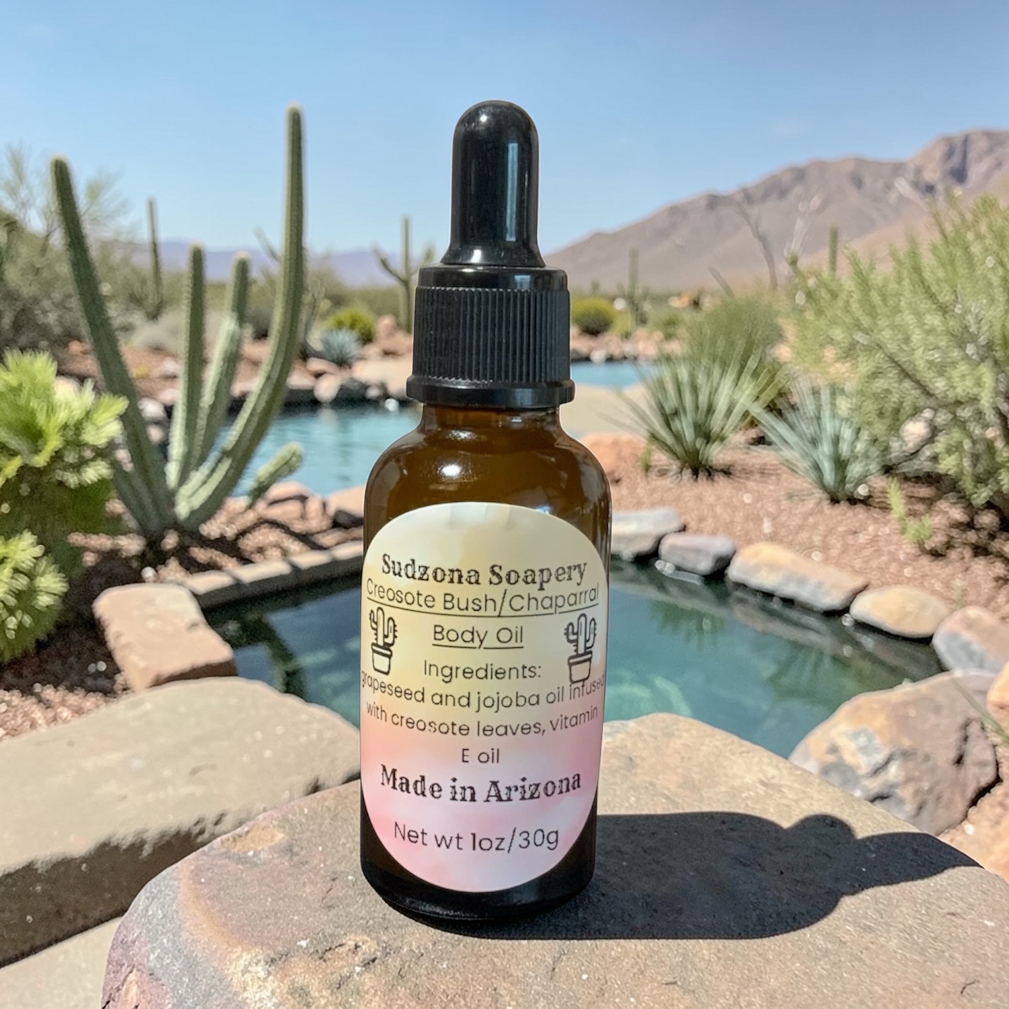 Arizona Desert Rain Creosote Bush Body Oil -1 ounce