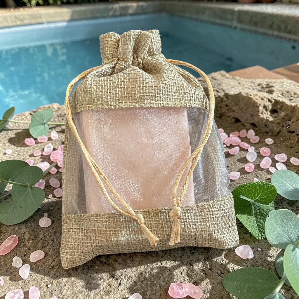 Pink Himalayan Salt Body Soap Bar – Spearmint Eucalyptus