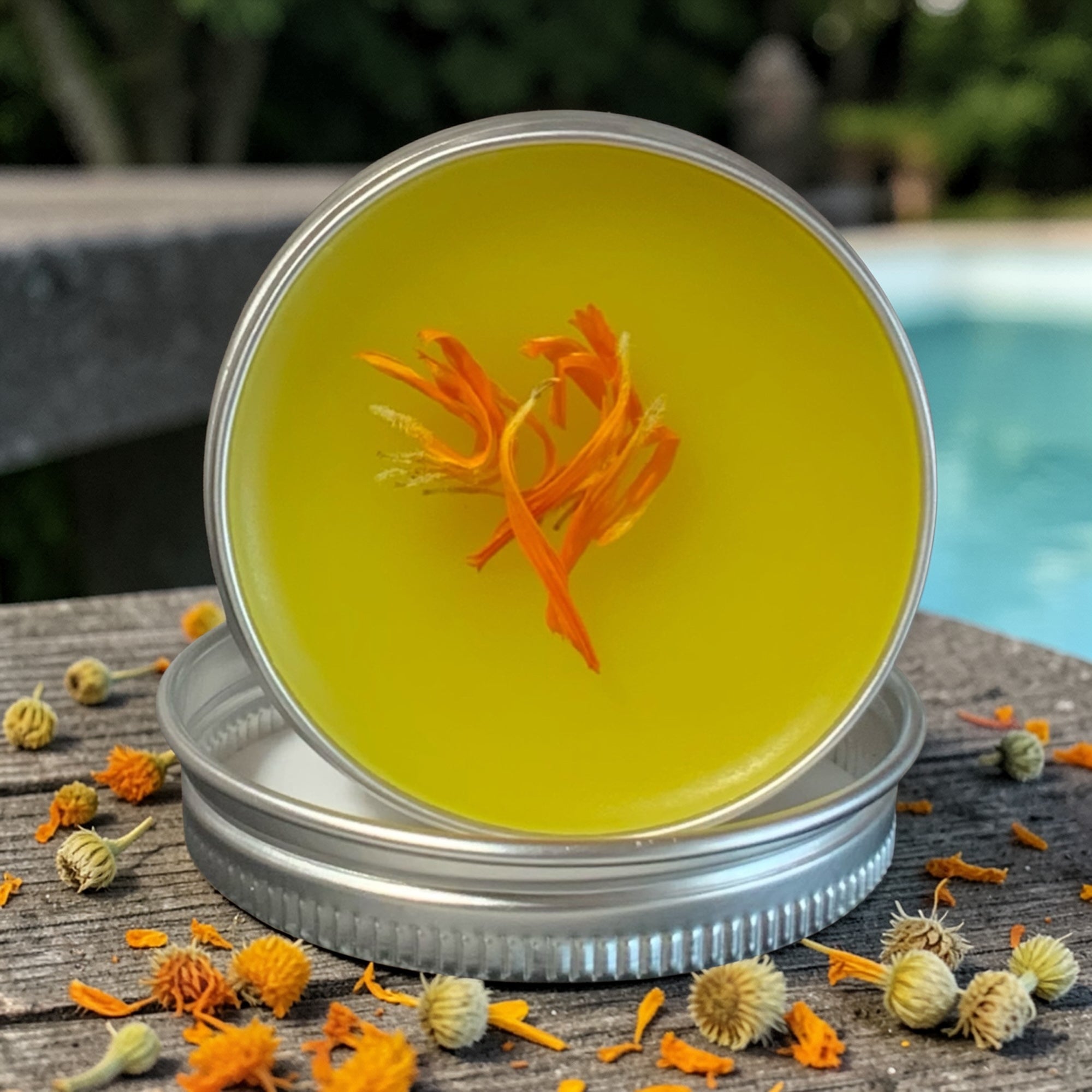 Calendula & Chamomile Salve – Herbal Skin Balm Trial Size