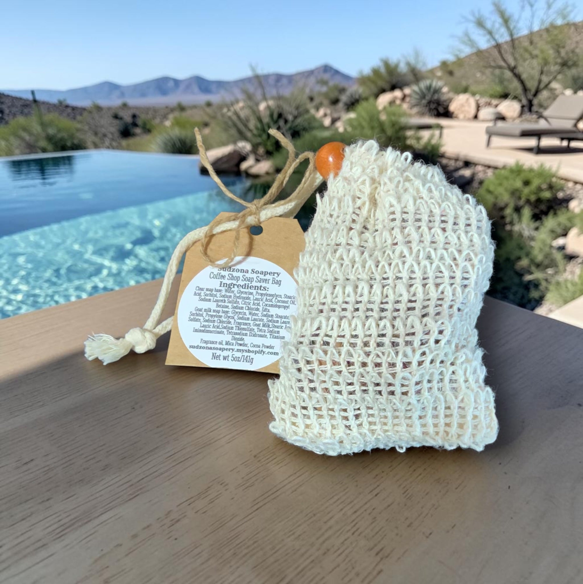 Handcrafted Soap in Reusable Soap Saver Bag