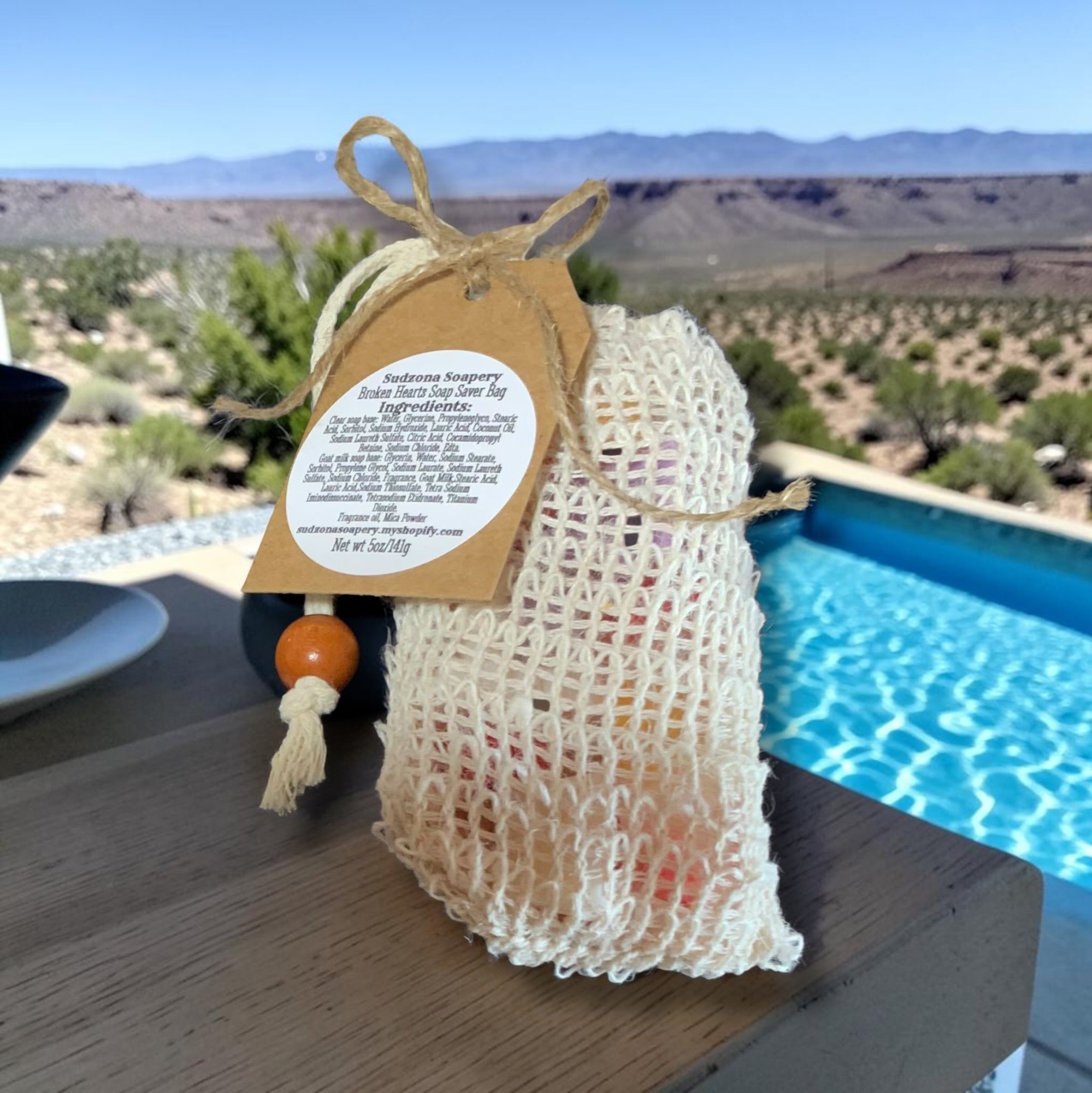Handcrafted Soap in Reusable Soap Saver Bag