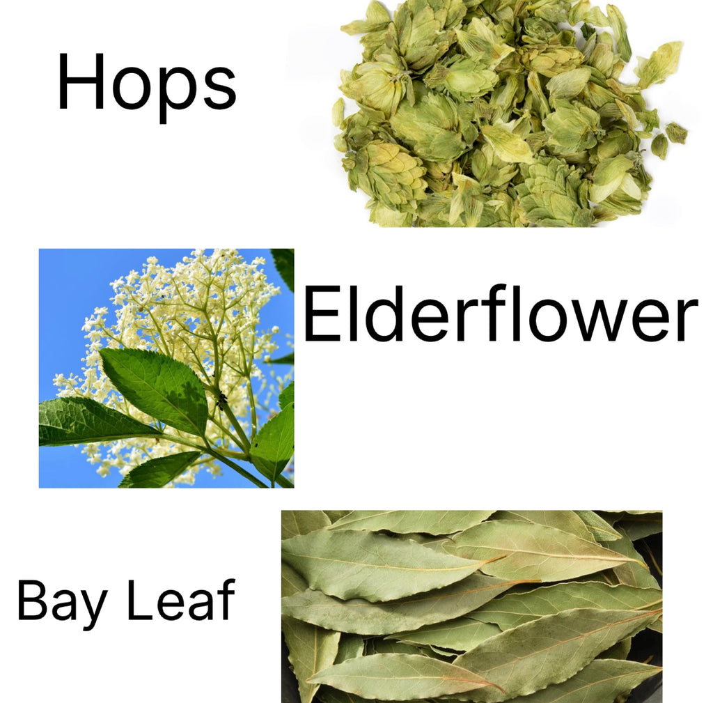 Beard & Facial Oil for Men - Natural Hops & Herbs Facial Hair Care Trial Size