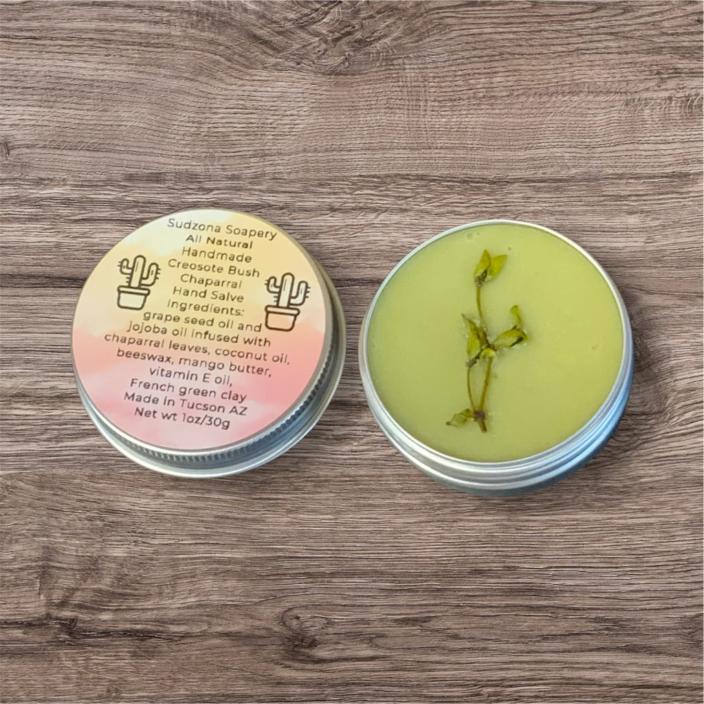 Arizona Desert Rain Creosote Bush Chaparral Beeswax Hand Salve 1oz